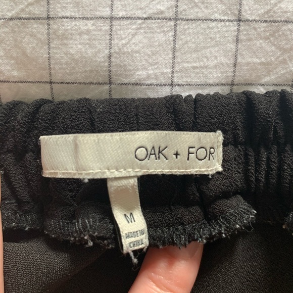 Oak and Fort | Black Shorts - Picture 4 of 8